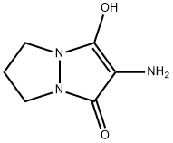 1H,5H-Pyrazolo[1,2-a]pyrazol-1-one, 2-amino-6,7-dihydro-3-hydroxy- (9CI) Structure