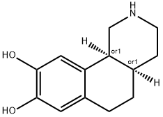 Benz[h]isoquinoline-8,9-diol, 1,2,3,4,4a,5,6,10b-octahydro-, cis- (9CI) Structure