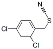 2,4-dichlorobenzyl thiocyanate 化学構造式