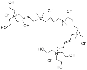 聚季铵盐-1,75345-27-6,结构式