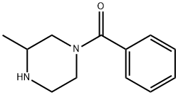 1-ベンゾイル-3-メチルピペラジン 化学構造式