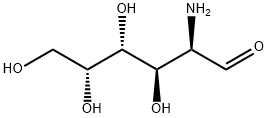 D-半乳糖胺,7535-00-4,结构式