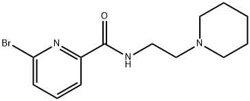 6-bromo-pyridine-2-carboxylic acid
(2-piperidin-1-yl-ethyl)amide Struktur