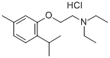 2-Thymyloxytriethylamine hydrochloride Structure