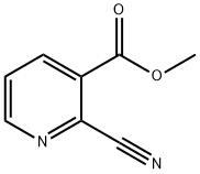 2-CYANO-3-PYRIDINECARBOXYLIC ACID METHYL ESTER Struktur