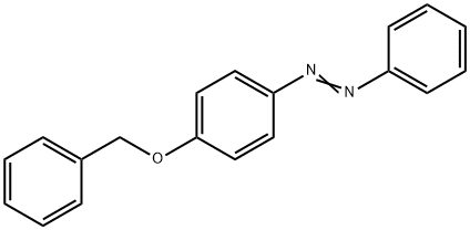 4-(フェニルメトキシ)アゾベンゼン 化学構造式