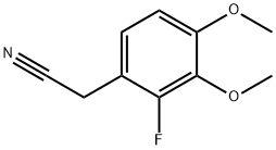 2-FLUORO-3,4-DIMETHOXYPHENYLACETONITRILE Structure