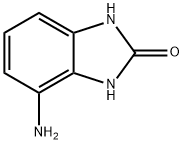4-アミノ-1,3-ジヒドロ-2H-ベンズイミダゾール-2-オン 化学構造式