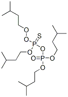 ジチオビス[チオホスホン酸O,O-ビス(3-メチルブチル)] 化学構造式