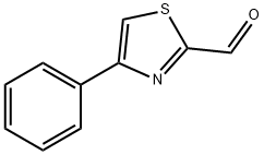 4-PHENYL-THIAZOLE-2-CARBALDEHYDE, 75390-44-2, 结构式