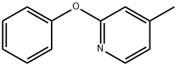 4-methyl-2-phenoxypyridine Structure