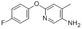 6-(4-FLUOROPHENOXY)-4-METHYL-3-PYRIDINAMINE|6-(4-氟苯氧基)-4-甲基吡啶-3-胺