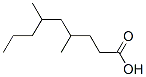 4,6-Dimethylnonanoic acid 化学構造式