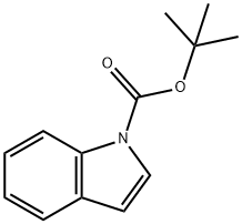 1-BOC-吲哚 结构式