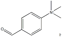p-ホルミル-N,N,N-トリメチルベンゼンアミニウム·ヨージド 化学構造式