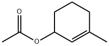3-methylcyclohex-2-en-1-yl acetate Struktur