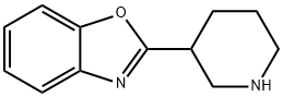 2-ピペリジン-3-イル-1,3-ベンズオキサゾール HYDROCHLORIDE 化学構造式