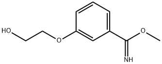 Benzenecarboximidic acid, 3-(2-hydroxyethoxy)-, methyl ester (9CI) Struktur