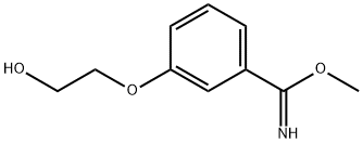 Benzenecarboximidic acid, 3-(2-hydroxyethoxy)-, methyl ester (9CI) 结构式