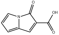 3H-Pyrrolizine-2-carboxylic acid, 3-oxo- Struktur