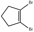 1,2-ジブロモシクロペンテン 化学構造式