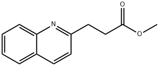 2-Quinolinepropanoic acid, Methyl ester Structure