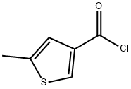 5-methylthiophene-3-carbonyl chloride Structure