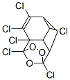 1,4,6,8,9,9a-Hexachloro-4,5,5a,6,7,9a-hexahydro-1,4-epoxy-5,7-methano-1H-2,3-benzodioxepin Struktur