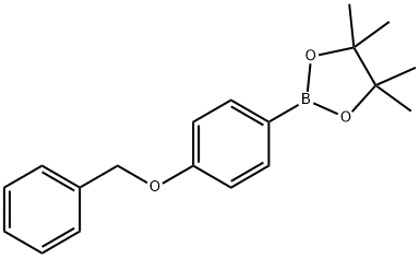 4-BENZYLOXYPHENYLBORONIC ACID, PINACOL ESTER Struktur
