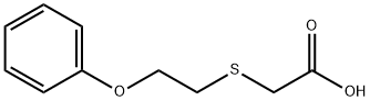 2-[(2-PHENOXYETHYL)THIO]ACETIC ACID Struktur