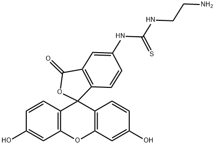 氨乙基(硫脲基荧光素) 结构式