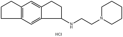 N-[2-(1-piperidyl)ethyl]-1,2,3,5,6,7-hexahydro-s-indacen-1-amine dihyd rochloride Struktur