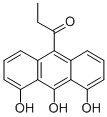 10-propionyl dithranol Structure
