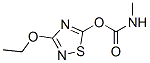 1,2,4-Thiadiazol-5-ol,3-ethoxy-,methylcarbamate(ester)(9CI) Struktur