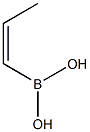 cis-1-Propene-1-boronic acid Struktur