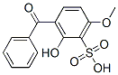 2-Hydroxy-6-methoxy-3-benzoylbenzenesulfonic acid 结构式