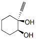 1,2-Cyclohexanediol, 1-ethynyl-, cis- (9CI) 结构式