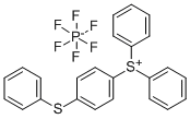 Diphenyl[(phenylthio)phenyl]sulfonium hexafluorophosphate Structure
