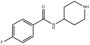 4-FLUORO-N-PIPERIDIN-4-YL-BENZAMIDE Structure