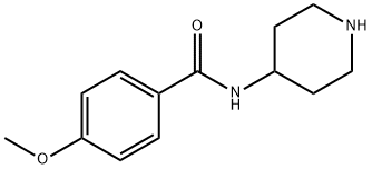 4-METHOXY-N-PIPERIDIN-4-YL-BENZAMIDE Structure