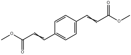 1,4-PHENYLENEDIACRYLIC ACID DIMETHYL ESTER Structure