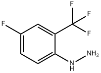 4-FLUORO-2-(TRIFLUOROMETHYL)PHENYLHYDRAZINE Struktur