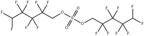 硫酸ビス(1H,1H,5H-オクタフルオロペンチル) 化学構造式