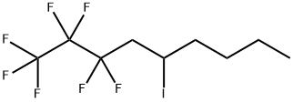 1,1,1,2,2,3,3-ヘプタフルオロ-5-ヨ-ドノナン 化学構造式