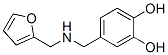 1,2-Benzenediol, 4-[[(2-furanylmethyl)amino]methyl]- (9CI) 结构式