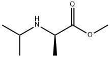 D-Alanine, N-(1-methylethyl)-, methyl ester (9CI) Struktur