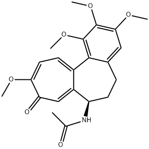 (+)-Colchicine Struktur