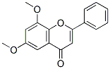 6,8-dimethoxyflavone 结构式
