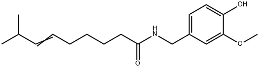 天然辣椒素, 7553-53-9, 结构式