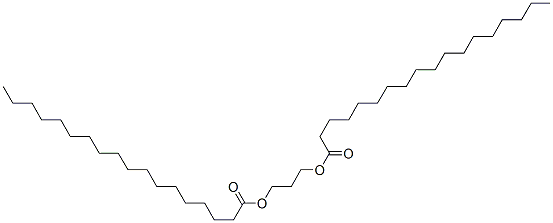 3-octadecanoyloxypropyl octadecanoate Struktur